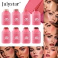 thumbnail image 2 of Julystar Pocket Blush Stick, 8 Colors Cream Blush for Cheeks Lips Eyes, Long-Lasting Buildable Multi-Use Makeup Stick, Portable Blendable Blush for All Skin Tones, 2 of 10