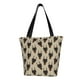 thumbnail image 1 of Balery Cute Black Dog Bolsa de Hombro con Diseño, Bolsa Grande y Duradera, Bolsa Versátil para Compras, 1 of 6