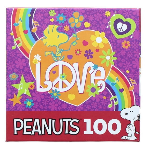 Peanuts 100 Piece Kids Jigsaw Puzzle | Woodstock Love