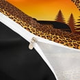 thumbnail image 4 of Catabedysis Leopard Print Camper Twin Duvet Cover For Girls,Sunset Silhouette Print Twin Bedding,Multicolor,Black Reversible,2 Pieces,1 Duvet Cover and 1 Pillowcase, 4 of 6