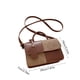 thumbnail image 4 of Mochila de commuting, bolso pequeño cuadrado, ajustable, crossbody, estilo moderno, versátil, cómoda, para mujer, uso diario, tejido resistente, impermeable, ideal para oficina, viajar,, 4 of 4
