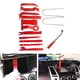 thumbnail image 3 of Herramientas de extracción de de automóviles, 14 piezas universales de material acero al carbono para salpicadero de automóviles Clips Alicates de rojo Yotijar Equipo de eliminación de recortes, 3 of 9