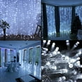 thumbnail image 5 of 9.8ft*9.8ft Window Curtain Icicle String Lights with Remote & Timer, 300 LED Fairy Twinkle Lights with 8 Modes Christmas Lights Fits for Bedroom Wedding Party Backdrop Outdoor Indoor Wall Decoration, 5 of 8