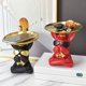 thumbnail image 1 of 2 piezas Les White Bear Stu figurita grabado joyería llavero Macarena Estatua de resina, 1 of 8
