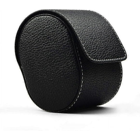 Watch Travel Case, Single Watch Box, Leather Travel Jewellery Storage Box Single Watch Case