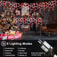 thumbnail image 2 of Luces Navideñas Nielfoi 30 m Rojo y Blanco 1216 LED, 2 of 8
