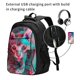 thumbnail image 2 of Easygdp Psychedelic Hairless Cat Mochila para Laptop de Viaje con Puerto USB, Mochila para Laptop con Puerto de Carga USB para Mujeres y Hombres, 2 of 7