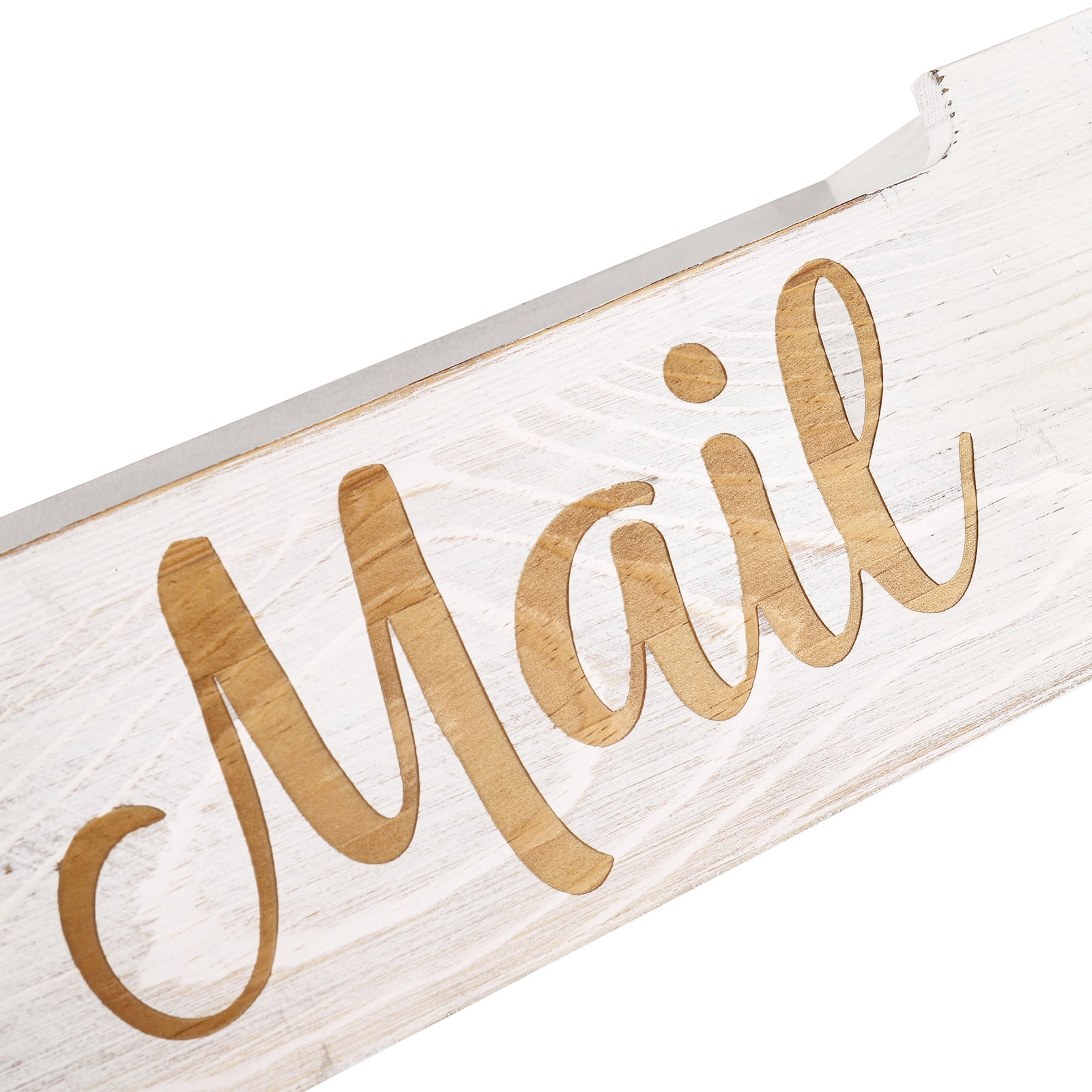 Mail Holder Countertop - Mail Organizer Countertop, Mail Holder Box for Desk, Letter Holder, Mail Tray, Mail Basket for Counter, Rustic Wooden Mail Storage Organizer Wall Mounted