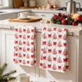 thumbnail image 5 of Yhmxh Christmas Kitchen Towels Set of 2, Christmas Tree Decorative Dish Towels, Absorbent Soft Holiday Hand Towels, Xmas Tea Towels for Kitchen Counter, Cooking, Christmas Decoration 15.75"x23.62", 5 of 6