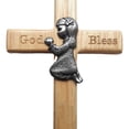thumbnail image 1 of Cruz De Bendición De Madera Artesanía De Decoración De Navidad Cruz De Madera De Niño Rezando Cruz De Bendición De Madera Decoración De Navidad Manualidades Regalos Para ANGGREK No, 1 of 7