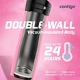 thumbnail image 4 of Contigo Jackson Chill 2.0 Stainless Steel Water Bottle with AUTOPOP Lid, 20 Ounces, Azalea, 4 of 7