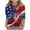 Multicolor-July 4th Shirts, variant on MKOSPLRT Toddler Kids 4th of July Shirts 3-12 Years Crew Neck American Flag Shirts 3/4 Sleeve USA Star Stripes Fourth July Tee Shirts