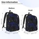 thumbnail image 2 of Disketp Physical Formulas Mochila de Lona Estampada, Mochila Escolar de Viaje Ligera para Estudiantes y Portátil-Medium, 2 of 5