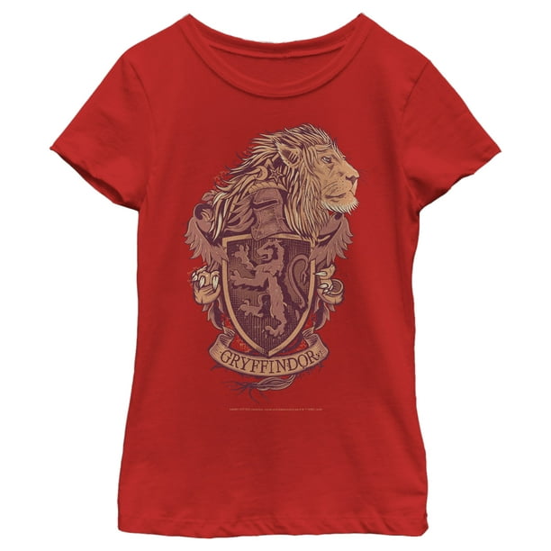 Harry Potter Harry Potter Girls Gryffindor Coat Of Arms T Shirt