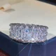 thumbnail image 2 of Anillo de Plata de Ley 925 con piedra de circón, sortija elegante con forma de gota de agua, ideal para regalo de San Valentín, 2 of 2