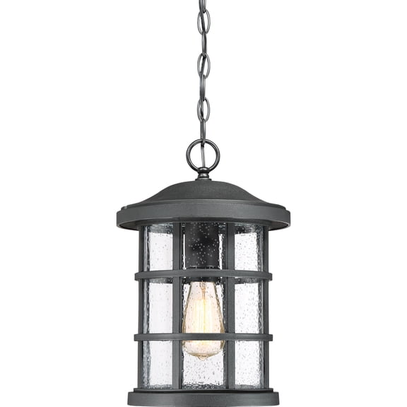 Quoizel CSE1910EK Crusade 15.5" Outdoor Hanging Lantern in Earth Black