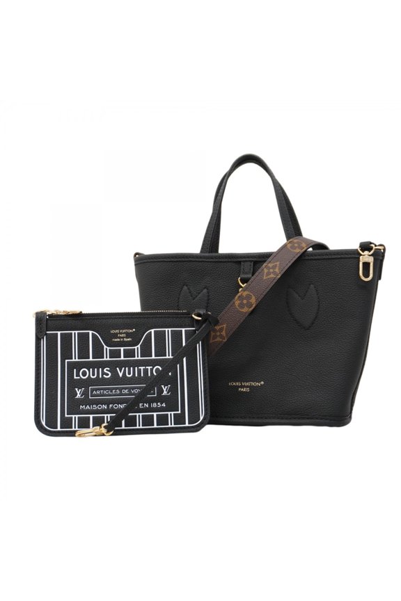 Pre-Owned Louis Vuitton Monogram Neverfull Inside Out BB Tote Bag M12099 Brown/Black Reversible...