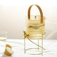 thumbnail image 1 of Dispensador de bebidas con grifo, hervidor de agua fría con grifo, jarra de bebida fría de lujo, jarra de agua equipada para fiestas, campamentos, 35 litros, 1 of 10