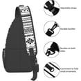 thumbnail image 5 of Custom Printed Sling Bag for Women Men Crossbody Shoulder Backpack Chest Bags Gym Travel Hiking Casual Daypack, 5 of 7