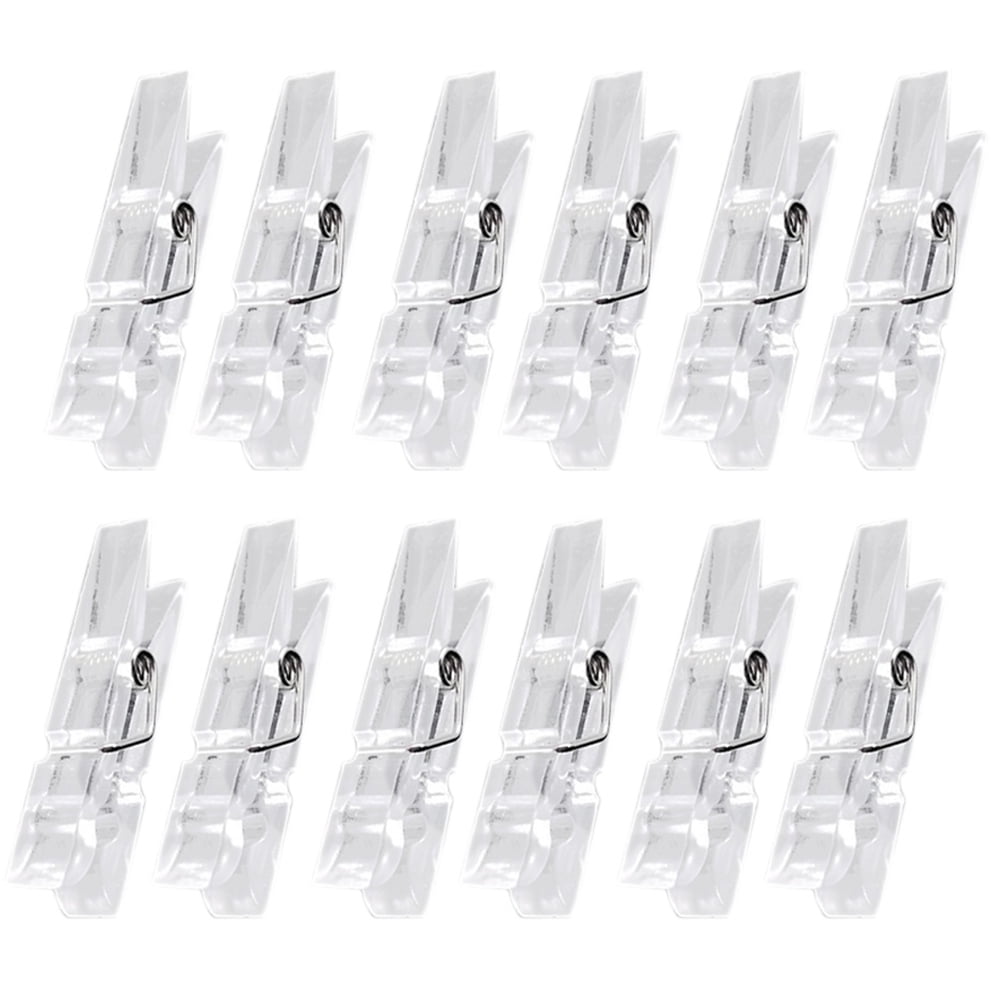 Details about   50pcs Spring Hanging Clips Clamps Plastic Clothes Line Clips Photos Clothespins 
