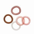 thumbnail image 2 of Goody Dentless Jelly Bands - Coil Ponytailers - T Trend Blush Color - 5Ct, 2 of 3