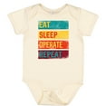 thumbnail image 3 of Inktastic Surgeon Surgical Nurse Eat Sleep Operate Repeat Boys or Girls Baby Bodysuit, 3 of 5