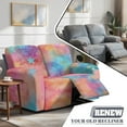 thumbnail image 5 of Jiueut Star Tie Dye Pattern Recliner Covers, Wear Resistant Recliner Chair Covers Dustproof Reclining Couch Covers for 2 Seat Loveseat Sofa, 5 of 7
