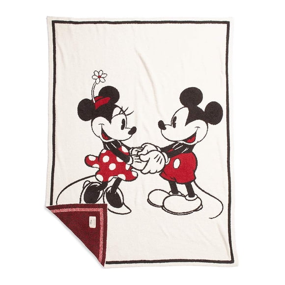 Manta para bebé Barefoot Dreams CozyChic® Classic Disney Mickey & Minnie Mouse