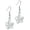 Earrings, variant on Small Flower Cremation Urn Necklace for Ashes Stainless Steel Memorial Cremation Ash Urn Jewelry Keepsake Pendant Necklace for Women