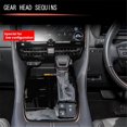 thumbnail image 2 of Car Gear Shift Handle Cover Stickers Gear Shift Knob Trim for ALPHARD/VELLFIRE 40 Series 2023+, 2 of 5