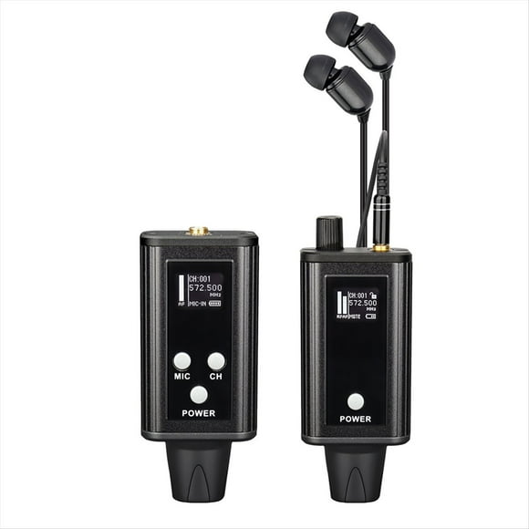 de Monitoreo Inalámbrico DS100, Transmisión de Señal Digital Inalámbrica UHF, de Monitoreo Portátil y Recargable.