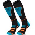 thumbnail image 1 of Calcetines de esquí Unenow de lana merino térmicos hasta la rodilla, 2 pares, 1 of 6