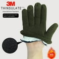 thumbnail image 3 of EvridWear 3M Thinsulate Thermal Insulated Lined Gloves (Green), 3 of 7