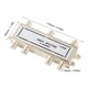 thumbnail image 4 of Divisor de 6 vías ANGGREK Cable coaxial Antena de TV CATV Splitter 5-1000MHz, 4 of 7
