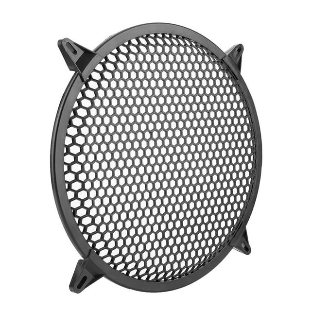 Cubierta de malla de plástico para altavoz de graves de coche, modificación de protección, 12 pulgadas