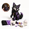 thumbnail image 7 of Halloween Stuffed Animal Sewing Kit, 8 Inch Halloween Craft Kits Halloween Plush Wolf with Star and Moon Details Complete Sewing Supplies for Adults Teenagers Diy Halloween Home, 7 of 7