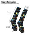 thumbnail image 2 of Daiia Sports Socks Colorful Skateboard Printed Novelty Crew Socks for Men Women Knee High Socks Cotton Socks Soft & Breathable Support Unisex Socks, 2 of 9