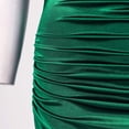 thumbnail image 7 of UAYOTSE Prom Dresses for Women 2024 Satin A-line Straps Long Formal Evening Gowns with Slit,Green XL, 7 of 7