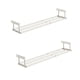 thumbnail image 1 of Zapatero expandible, zapatero retráctil, organizador ajustable para debajo del gabinete (2 blanco), 1 of 8