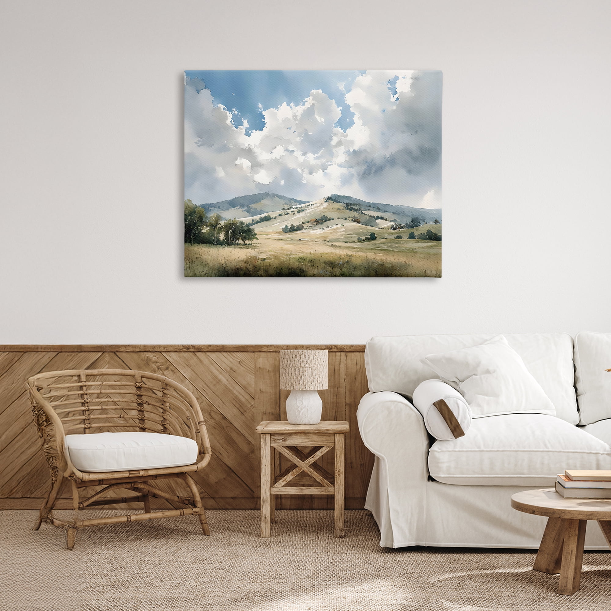 Stupell Industries Tranquil Hills Meadow Canvas Wall Art, design by Franklyn Gregory