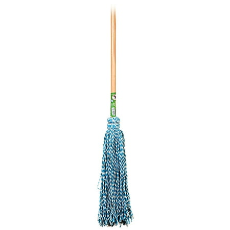 Cheap Durable Wood New 358477 String Mop Color 24 Asst Clr W / Wood Stick Large (12-Pack) Cleaning Tools Cheap Wholesale Discount Bulk Cleaning Cleaning Tools Bud Vase ()
