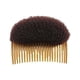thumbnail image 3 of 2 peines encantadores para dar volumen al cabello, para hacer moños, base para el cabello, accesorios de peinado para mujeres y niñas (beige), 3 of 5