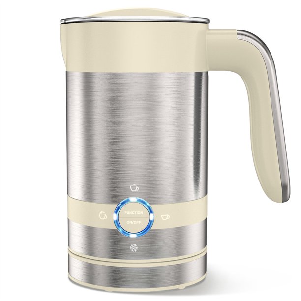4 in 1 Milk Frother, NonStick Interior Electric Milk Steamer