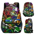 thumbnail image 5 of Sac à Dos Anime Teenage Mutant Ninja Turtles, Cartable, Sac à Dos Résistant à l'Usure Impression Numérique--Week, 5 of 5