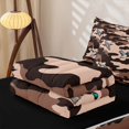 thumbnail image 5 of Homewish Wild Mallard Duck Zipper Full Size Comforter Sets with Fitted Sheet and 2 Pillowcases,Rustic Brown Camo Zipper Bedding Set,Black Reversible,4-Piece, 5 of 7