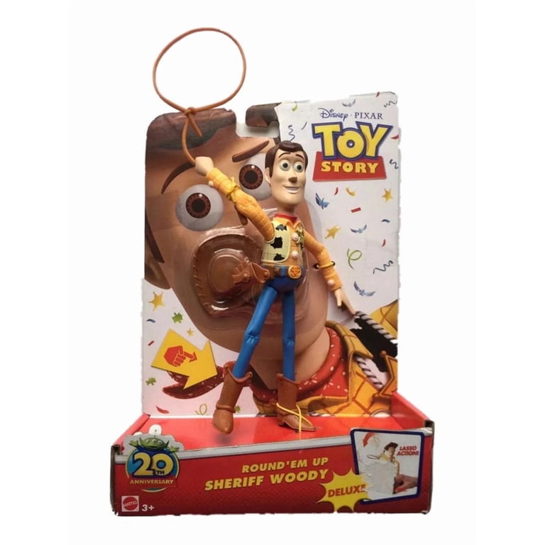 Toy Story Deluxe Round Em Up Sheriff Woody Figure - Walmart.com