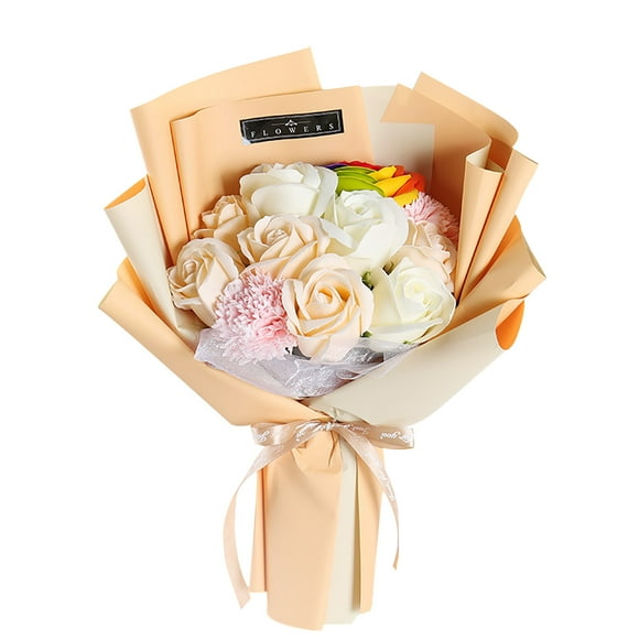 Vaidha Preserved Flower Carnation Soap Bouquet Rose Flower Mother's Day Gift