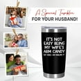thumbnail image 7 of Valentines Day Gifts For Husband from Wife - 20 oz Stainless Steel Insulated Coffee Tumbler with Lid - Anniversary Wedding Birthday Gifts for Him Men Husband from Wife, Presents for Men, 7 of 7