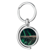 thumbnail image 1 of Simpol Banana Leaf plant Foto Naturaleza Rotating keychain Metal Keyring Holder, 1 of 2