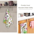 thumbnail image 3 of SKYSONIC 2 Pack Easter Eggs Grass Hand Towels, Spring Birds Floral Kitchen Towel Ultra Soft and Absorbent,Decorative Fingertip Face Towel for Bathroom Hotel, 28.3"x14.4", 3 of 6